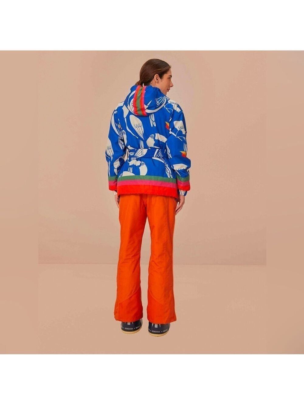 Farm Rio Orange Ski Pants - Picture 8 of 11